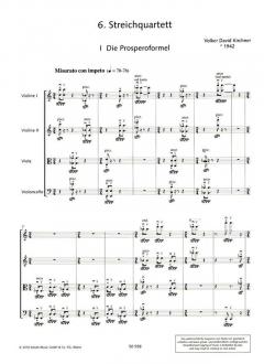 6. Streichquartett von Volker David Kirchner (Download) im Alle Noten Shop kaufen