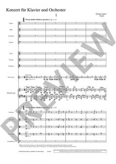 Konzert für Klavier und Orchester von György Ligety (Download) im Alle Noten Shop kaufen