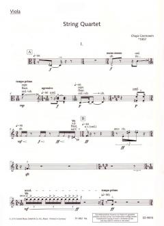 Streichquartett von Chaya Czernowin (Download) im Alle Noten Shop kaufen