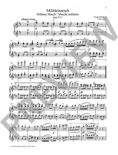Militärmarsch D-Dur op. 51/1 D 733/1 von Franz Schubert (Download) 
