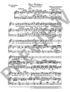 Das Veilchen KV 476 von Wolfgang Amadeus Mozart (Download) 