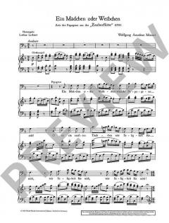 Ein Mädchen oder Weibchen von Wolfgang Amadeus Mozart (Download) 