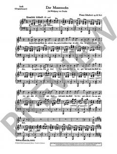 Der Musensohn / Frühlingsglaube von Franz Schubert (Download) 
