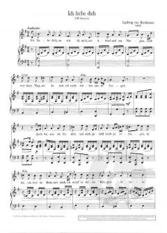 Ich liebe dich von Ludwig van Beethoven (Download) 