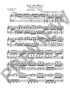 Lieder ohne Worte op. 30/3 und 67/4 von Felix Mendelssohn Bartholdy (Download) 