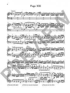 Präludium Nr. 21 und Fuge Nr. 21 B-Dur von Johann Sebastian Bach (Download) 