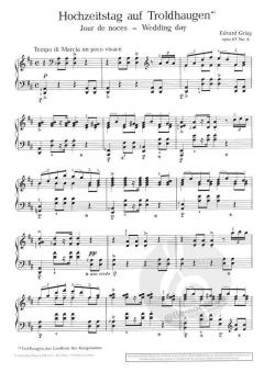 Hochzeitstag auf Troldhaugen op. 65/6 von Edvard Grieg (Download) 