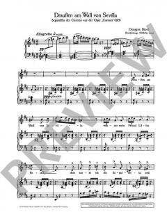 Draußen am Wall von Sevilla von Georges Bizet (Download) 