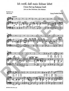 Ich weiss, dass mein Erlöser lebet von Georg Friedrich Händel (Download) 