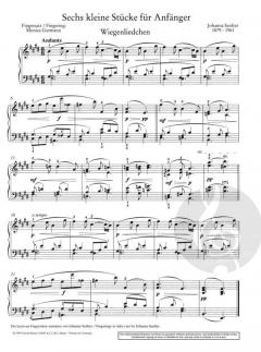 6 kleine Stücke für Anfänger von Johanna Senfter (Download) 