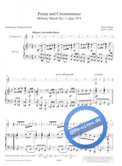 Pomp and Circumstance op. 39/1 von Edward Elgar (Download) 