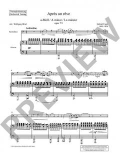 Après un rêve op. 7/1 von Gabriel Fauré (Download) 