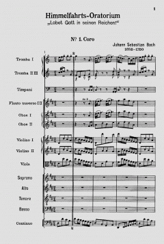 Himmelfahrtsoratorium D-Dur BWV 11 von Johann Sebastian Bach 