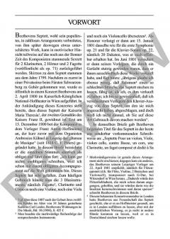 Septett Es-Dur op. 20 von Ludwig van Beethoven 