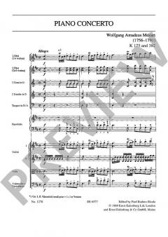 Konzert Nr. 5 D-Dur mit Rondo D-Dur von Wolfgang Amadeus Mozart 