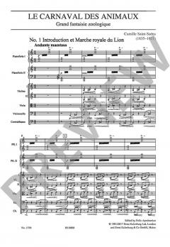 Der Karneval der Tiere von Camille Saint-Saëns 