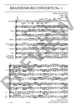 Brandenburgisches Konzert Nr. 1 in F-Dur BWV 1046 von Johann Sebastian Bach 