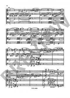 Quartet a-Moll op. 29 D 804 von Franz Schubert 