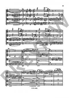 Quartet a-Moll op. 29 D 804 von Franz Schubert 