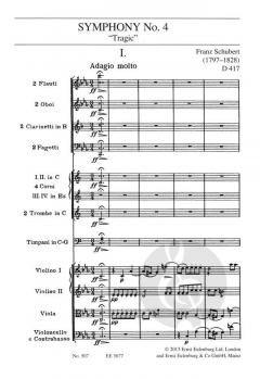 Sinfonie Nr. 4 c-Moll D 417 von Franz Schubert 