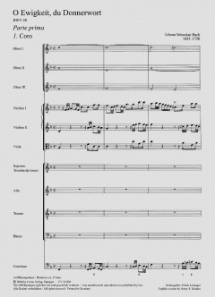 O Ewigkeit, du Donnerwort (I) (J.S. Bach) 