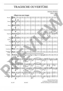 Tragische Ouvertüre op. 81 von Johannes Brahms 
