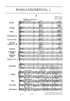 Konzert Nr. 1 Es-Dur von Franz Liszt 
