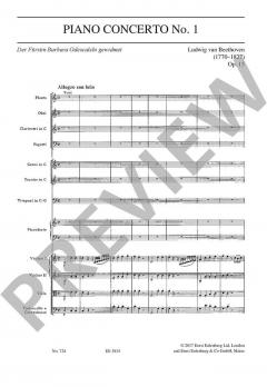 Konzert Nr. 1 C-Dur op. 15 von Ludwig van Beethoven 