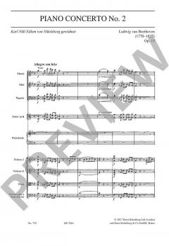 Konzert Nr. 2 B-Dur op. 19 von Ludwig van Beethoven 