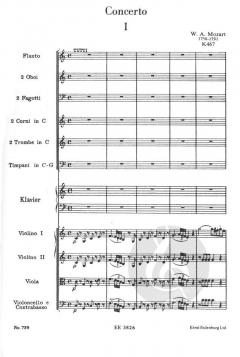 Konzert Nr. 21 C-Dur KV 467 von Wolfgang Amadeus Mozart 