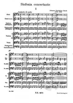 Sinfonia concertante A-Dur von Johann Christian Bach 