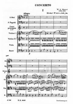 Hornkonzert Nr. 1 D-Dur KV 412 von Wolfgang Amadeus Mozart 