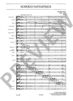 Scherzo fantastique op. 3 von Igor Strawinsky 