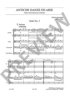 Antiche Danze ed Arie Nr. 3 von Ottorino Respighi 