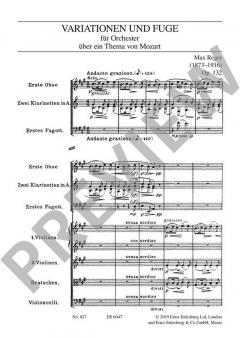 Variationen und Fuge op. 132 von Max Reger 