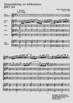 Himmelskönig, sei willkommen A-Dur (J.S. Bach) 