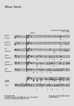 Missa brevis (Giovanni Pierluigi da Palestrina) 