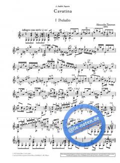 Cavatina von Alexandre Tansman (Download) 