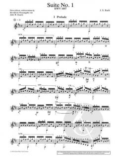 Suite Nr. 1 BWV 1007 für Violoncello von Johann Sebastian Bach (Download) 