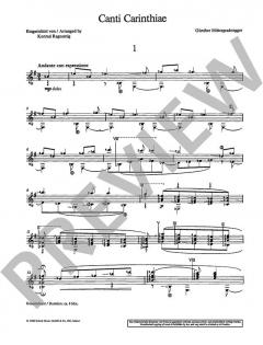 Canti Carinthiae von Günther Mittergradnegger (Download) 