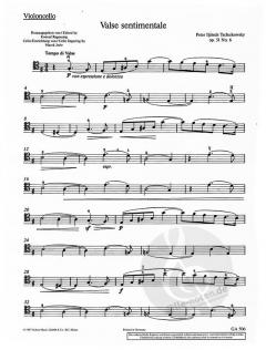 Valse sentimentale op. 51/6 von Peter Iljitsch Tschaikowsky (Download) 