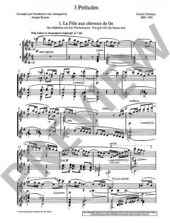 3 Préludes von Claude Debussy (Download) 
