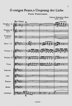 O ewiges Feuer, o Ursprung der Liebe BWV 34 (J.S. Bach) 