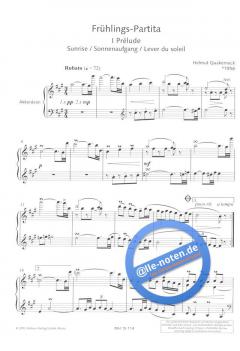 Frühlings-Partita von Helmut Quakernack (Download) 