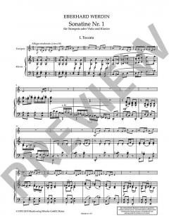 Sonatine Nr. 1 op. 75 von Eberhard Werdin 
