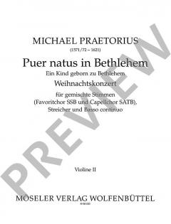 Puer natus in Bethlehem von Michael Praetorius 