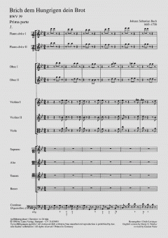 Brich dem Hungrigen dein Brot (J.S. Bach) 