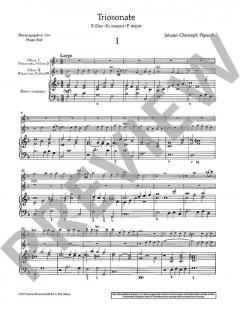 Triosonate F-Dur von Johann Christoph Pepusch (Download) 
