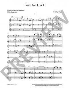 2 Suiten von Gottfried Finger (Download) 