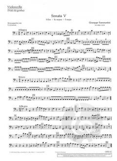 12 Sonaten Band 2 von Giuseppe Sammartini (Download) 